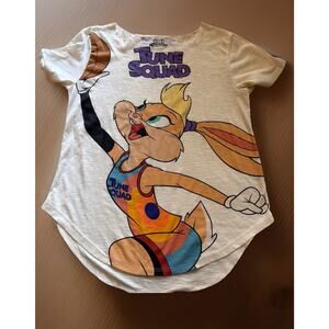 SPACE JAM Looney Toons DistressedShort Sleeve T Shirt Women’s XS